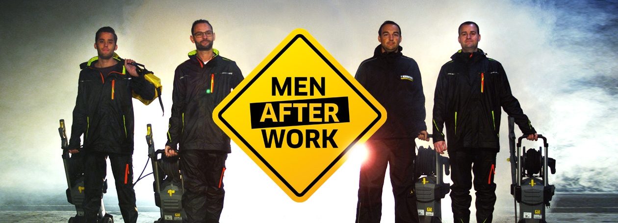 Men after work