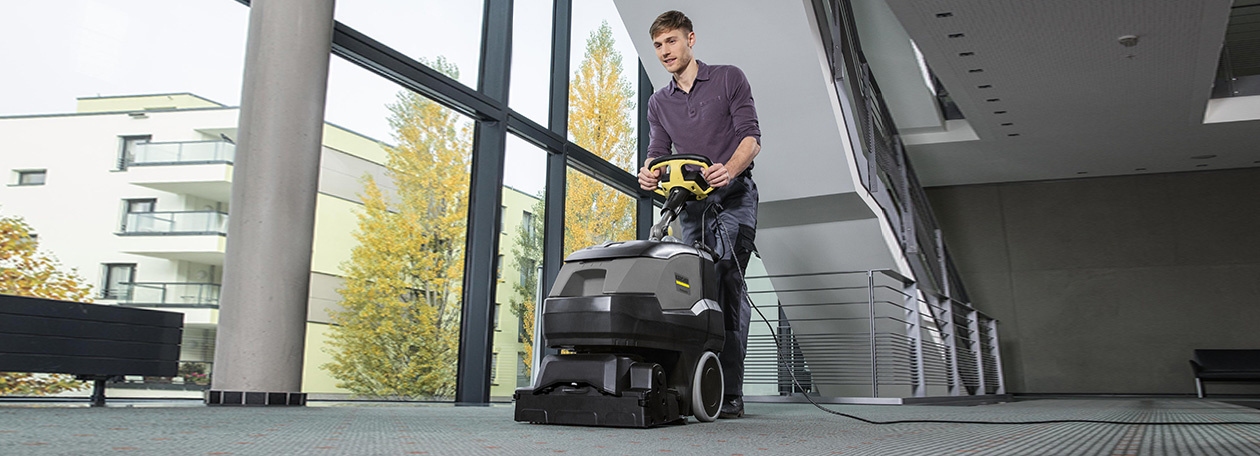 Kärcher Carpet cleaning machines – effective cleaning of large carpeted areas