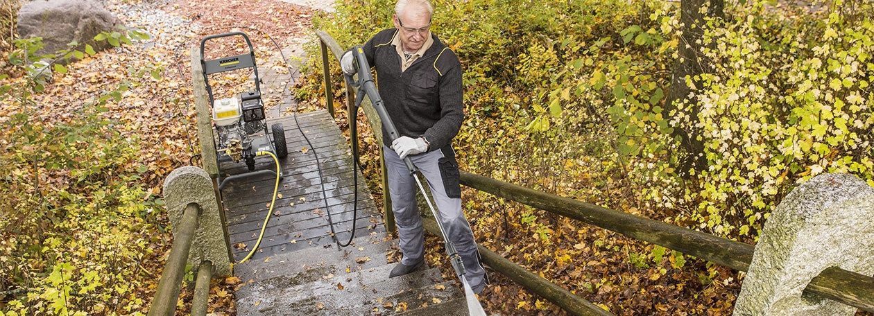 Kärcher High-pressure cleaners with combustion engine - the independent ones